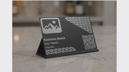 Customizable Aluminum Business Card (NFC Enabled Option Available)